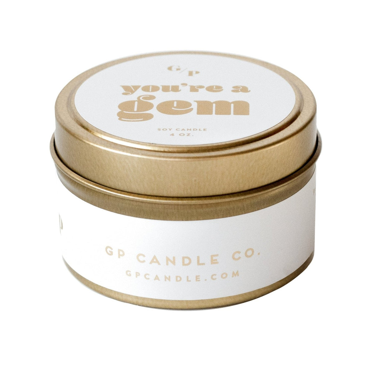 You're A Gem 4 oz. Just Because Candle Tin - Poppy & Vine