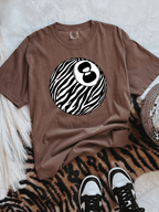 Zebra 8 Ball COMFORT COLORS TEE - Poppy & Vine