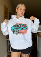 Zebra Harley Hoodie - Poppy & Vine